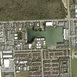 Three Lakes map(satellite map)