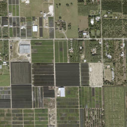 Miami-Dade County map(satellite map)