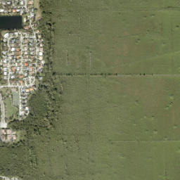 Saga Bay Florida High Resolution Satellite Map