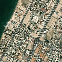 Umm Al Quwain City map(satellite map)