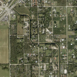 Dixie Trailer Park Florida High Resolution Satellite Map