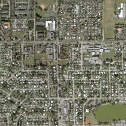 Leisure Mobile Home Park-Modello Park Florida High Resolution Satellite Map