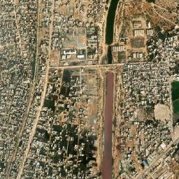 Jamshoro map(satellite map)