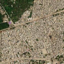 Tando Jam map(satellite map)