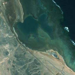 Satellite view of El Naaba Lagoon