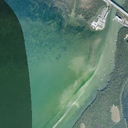 Jewfish Florida High Resolution Satellite Map