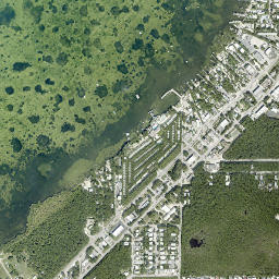Key Largo map(satellite map)
