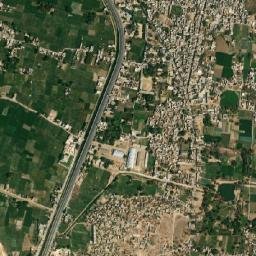 Ahraura map(satellite map)