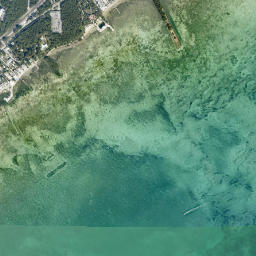Satellite view of The 1733 Spanish Fleet of the Keys