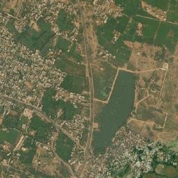 Khajuraho Group of Monuments map(satellite map)