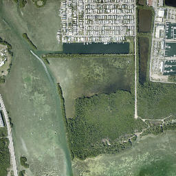 Stock Island map(satellite map)