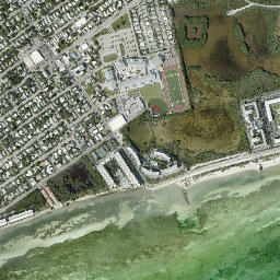 Key West map(satellite map)