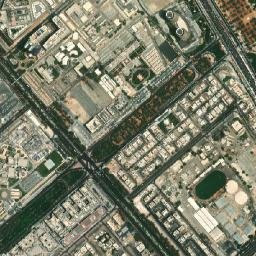 Abu Dhabi Island and Internal Islands City map(satellite map)