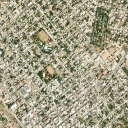 La Cruz map(satellite map)
