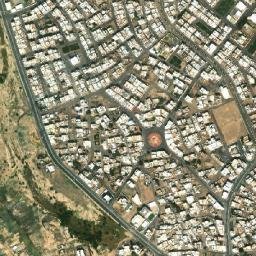 Badr Ḩunayn map(satellite map)