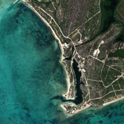 Satellite view of Rum Cay Sumner Point