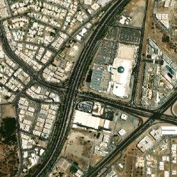 Muscat map(satellite map)
