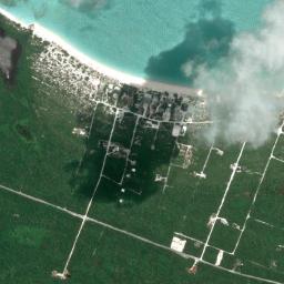 Satellite view of Little Exuma Tropic Of Cancer Beach