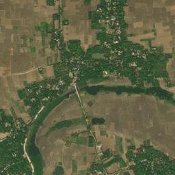 Char Bhadrāsan map(satellite map)