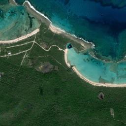 Satellite view of Dean’s Blue Hole