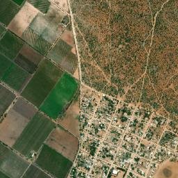 Las Catarinas map(satellite map)