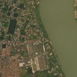 Bansberia map(satellite map)