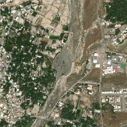 Izkī map(satellite map)