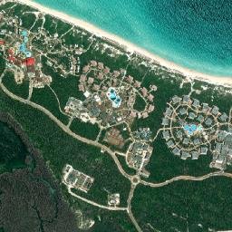 Satellite view of Cayo Santa Maria Main Beach