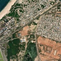 Okha map(satellite map)