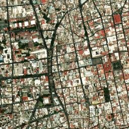 San Luis Potosí map(satellite map)