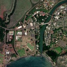 Hanapēpē map(satellite map)