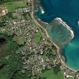 Hau‘ula map(satellite map)