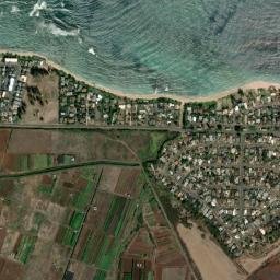 Waialua map(satellite map)