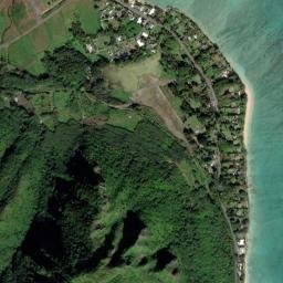 Punalu‘u map(satellite map)
