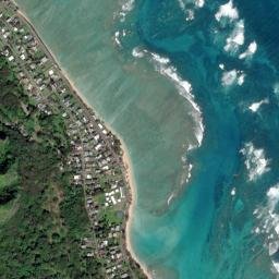 Ka‘a‘awa map(satellite map)