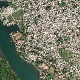 San Blas map(satellite map)