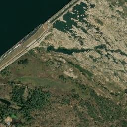 Hirakud map(satellite map)