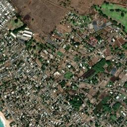 Mākaha map(satellite map)
