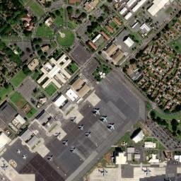 Hickam Field map(satellite map)