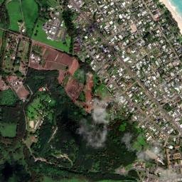 Waimānalo Beach map(satellite map)