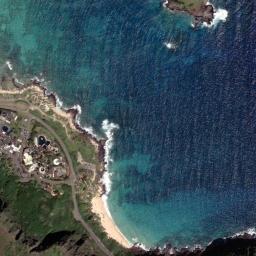 Satellite view of Makapuu Beach Park