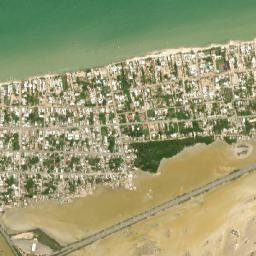 Chicxulub Puerto map(satellite map)