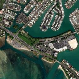 East Honolulu map(satellite map)