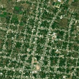 Dzilam González map(satellite map)