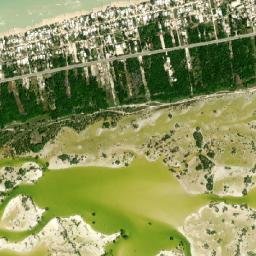 Chuburná map(satellite map)