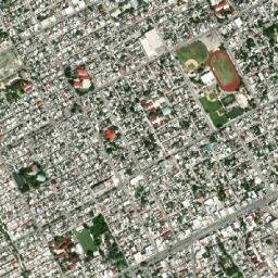 Cancún map(satellite map)