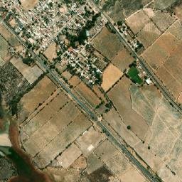 La Quemada map(satellite map)
