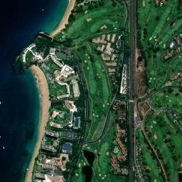 Kā‘anapali map(satellite map)