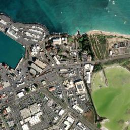 Satellite view of Maui Crack Beach