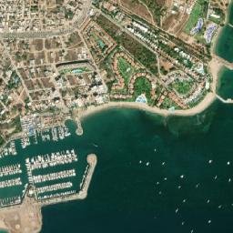 Cruz de Huanacaxtle map(satellite map)